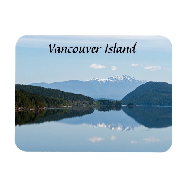 Magnet Flexible Reflet dans un lac - Île de Vancouver, Canada (Horizontal)