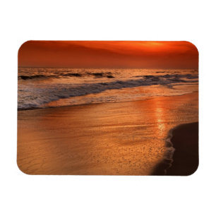 Magnet Flexible Reflets du coucher de soleil sur les nuages et le