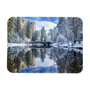 Magnet Flexible Réflexion hivernale à Yosemite
