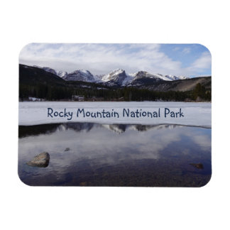 Magnet Flexible Réflexion hivernale Sprague Lake Rocky Mtn Natl Pa