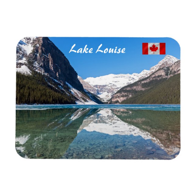 Magnet Flexible Réflexion sur le lac Louise - Banff NP, Canada (Horizontal)