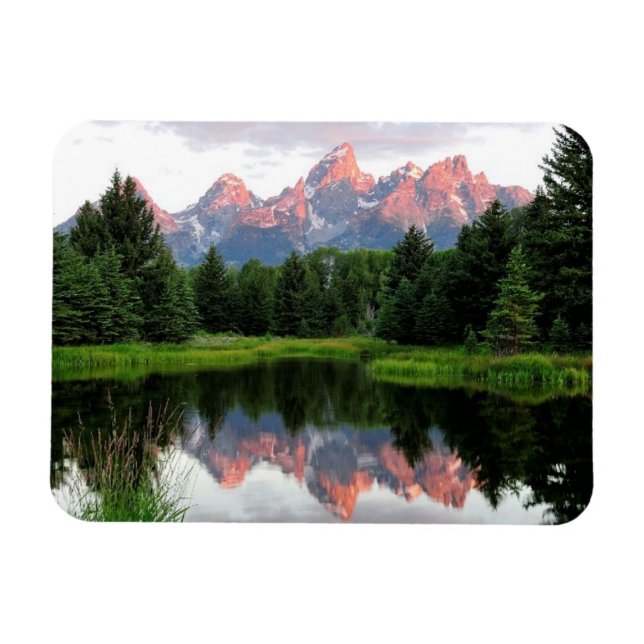 Magnet Flexible Réflexions de Grand Teton sur l'étang Beaver (Horizontal)