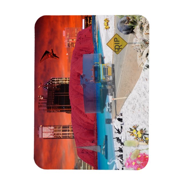 Magnet Flexible RÉFLEXIONS DE OZ ULURU Ayers Rock (Vertical)