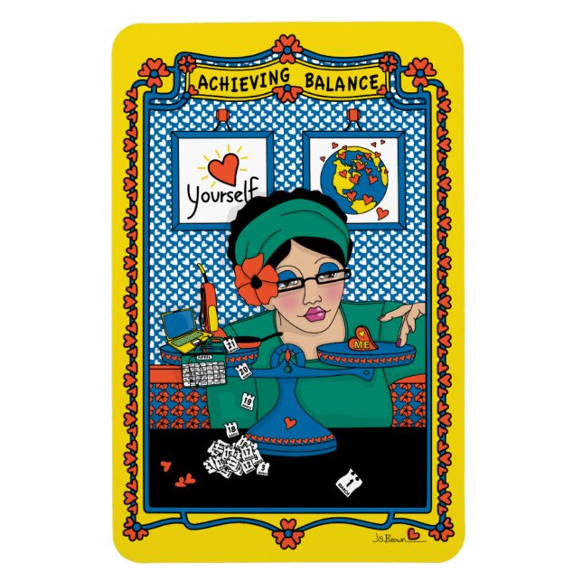 Magnet Flexible Réfrigérateur de balance_B_4x6 (Vertical)