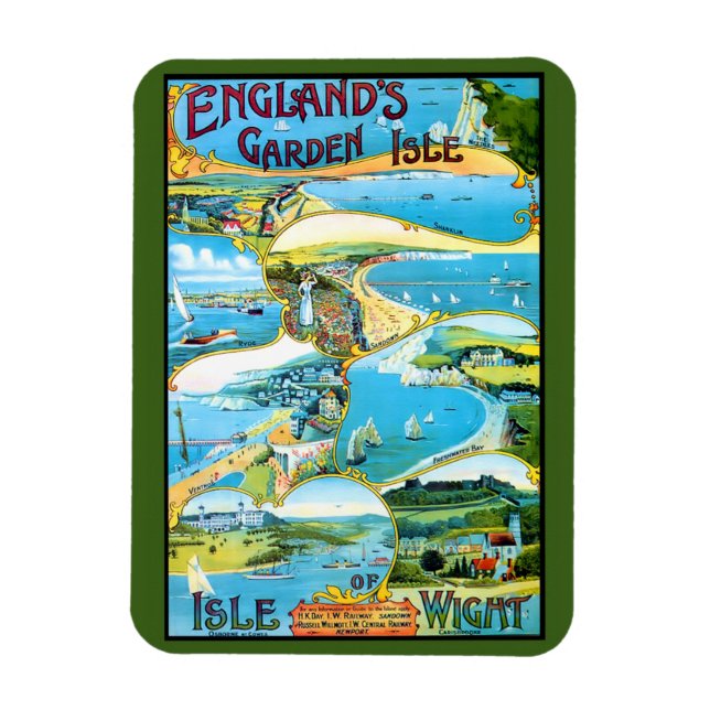 Magnet Flexible Réfrigérateur de l'île de Wight (Vertical)