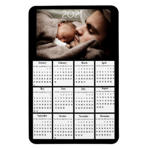 Magnet Flexible Réfrigérateur Mini Calendrier 2021