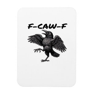 Magnet Flexible Regard graphique essentiel vintage F Caw F