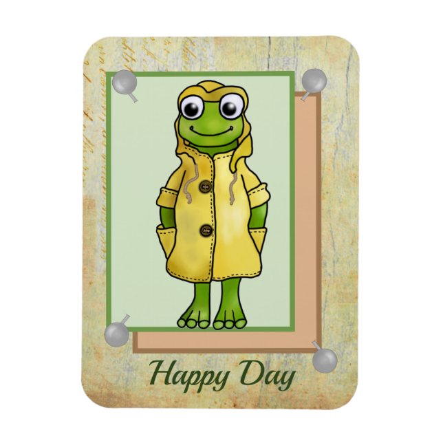 Magnet Flexible Regenfrosch (Vertical)