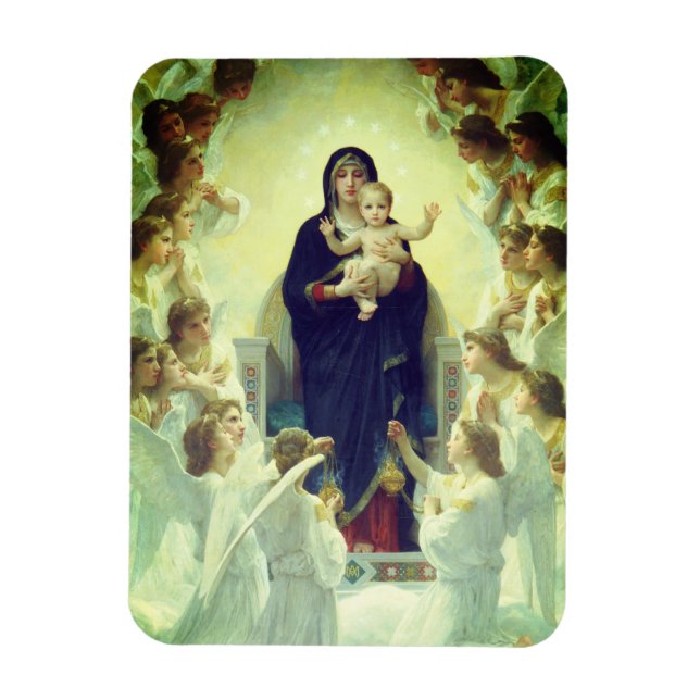 Magnet Flexible Regina Angelorum - William-Adolphe Bouguereau (Vertical)