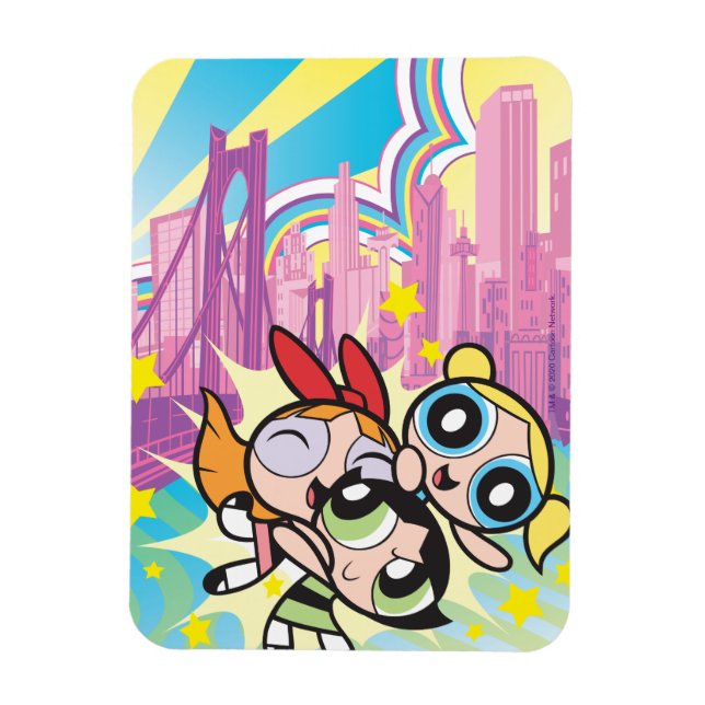 Magnet Flexible Règle Powerpuff Girls (Vertical)