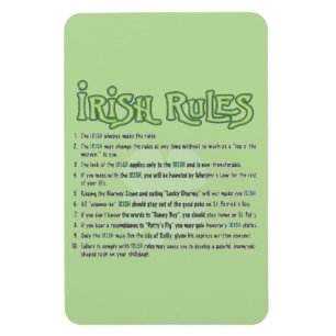 Magnet Flexible Règlement irlandais