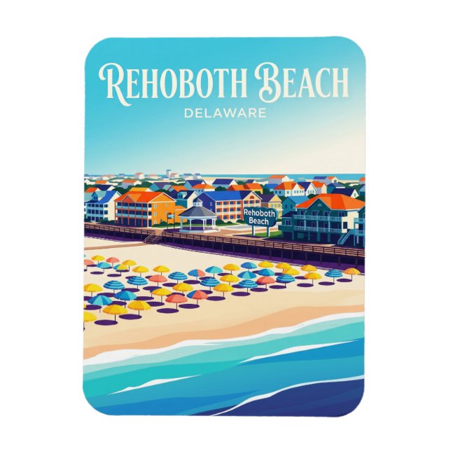 Magnet Flexible Rehoboth Beach États-Unis (Vertical)