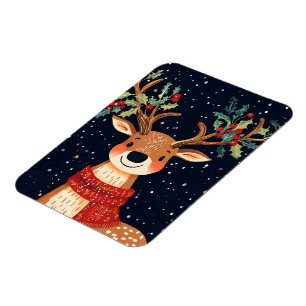 Magnet Flexible Reindeer Starry Noël Twinkle soir