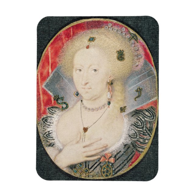 Magnet Flexible Reine Anne du Danemark, miniature (Vertical)