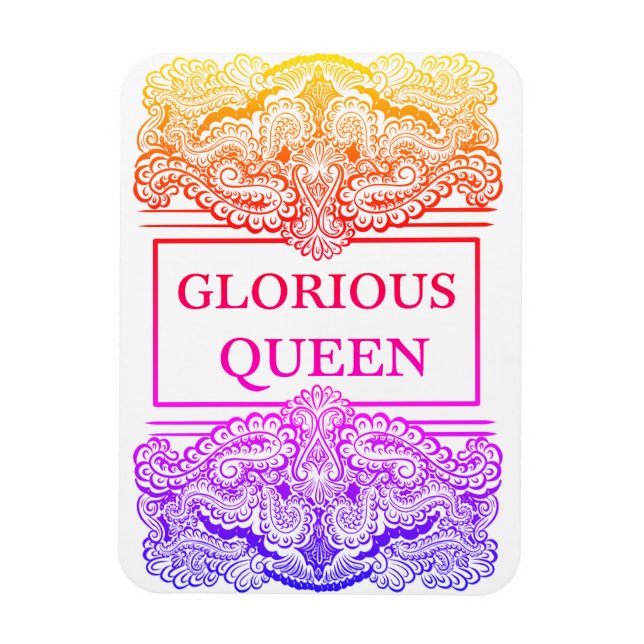 Magnet Flexible REINE GLORIEUSE - Citation positive (Vertical)