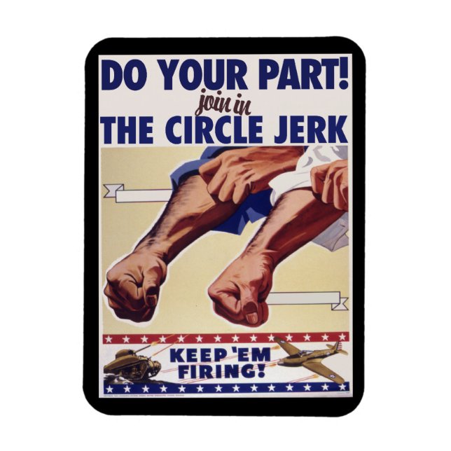 Magnet Flexible Rejoignez le Cercle Internet Jerk (Vertical)