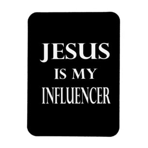 Magnet Flexible Religion - Jésus est mon influenceur