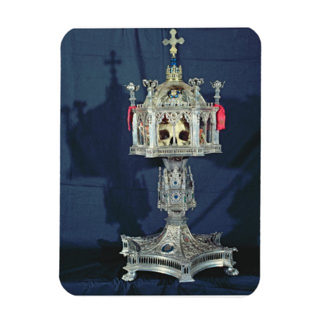 Magnet Flexible Reliquaire de St. Barbara, 14e-15e siècle (silve (Vertical)