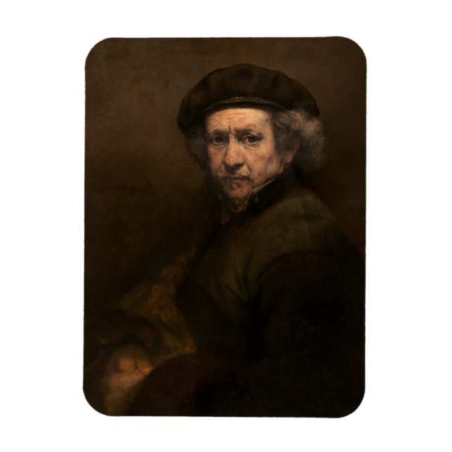 Magnet Flexible Rembrandt Self Portrait : Peintre Néerlandais de l (Vertical)