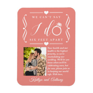 Magnet Flexible Remise du Mariage de Six Pieds Horaire Changement