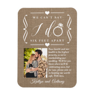 Magnet Flexible Remise du Mariage de Six Pieds Horaire Changement