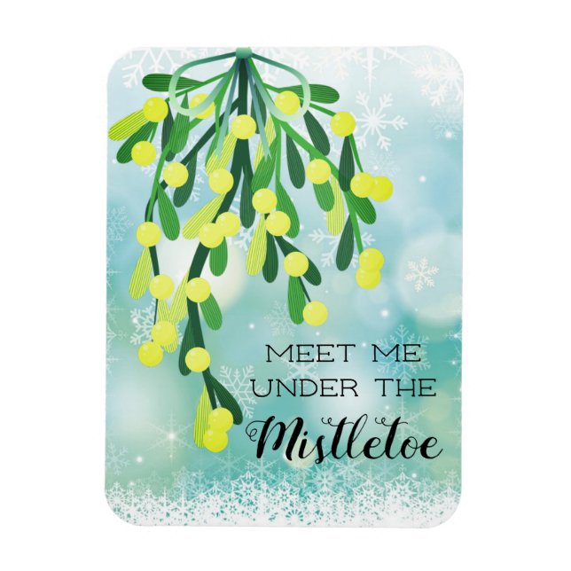 Magnet Flexible Rencontrez-moi sous le Mistletoe Country Noël (Vertical)
