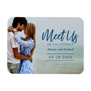 Magnet Flexible Rencontrez-Nous Lors De La Photo De Save The Date