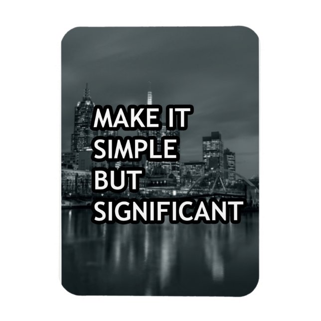 Magnet Flexible Rendre cela simple mais significatif (Vertical)