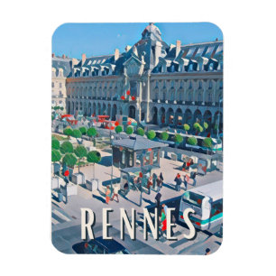 Magnet Flexible Rennes Photo Vintage