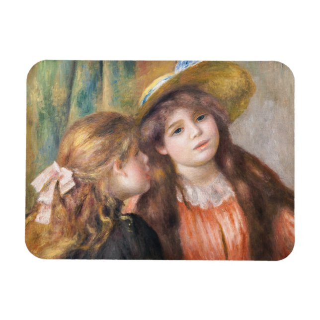 Magnet Flexible Renoir - Portrait de deux petites filles (Horizontal)