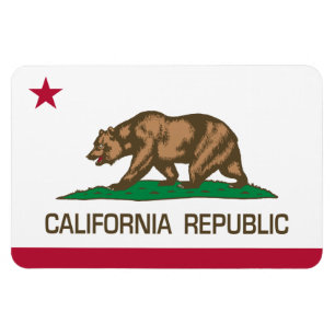 Magnet Flexible République de Californie (drapeau d'État)