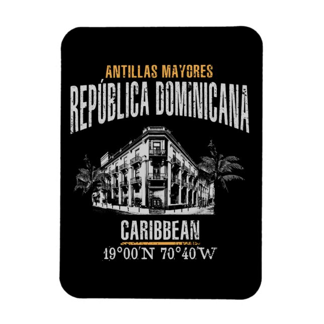 Magnet Flexible République dominicaine (Vertical)