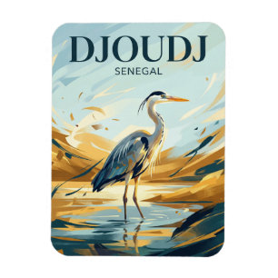 Magnet Flexible Réserve naturelle de Djoudj au Sénégal
