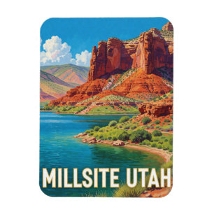 Magnet Flexible Réservoir Red Rock de Millsite Utah