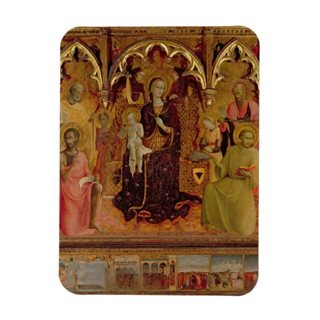 Magnet Flexible Retable de la Vierge de la Neige, c.1430-32 ( (Vertical)