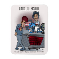 Retour À L'École Shopping Aimant Flexible