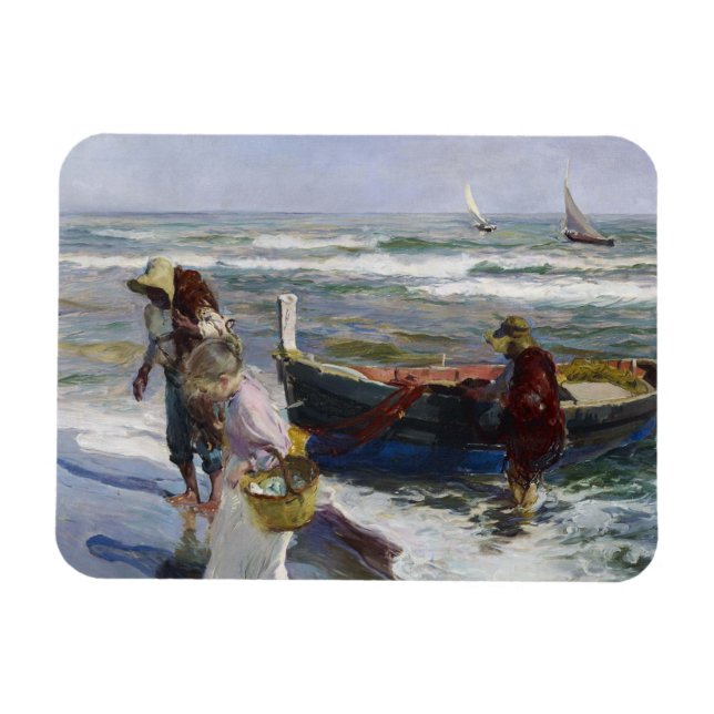 Magnet Flexible Retour de Fishing, Joaquin Sorolla y Bastida (Horizontal)