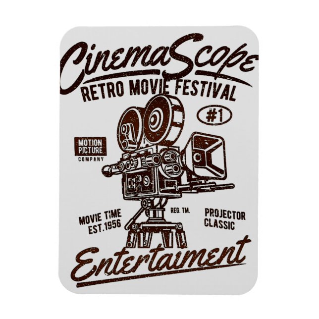 Magnet flexible Retro CinemaScope (Vertical)