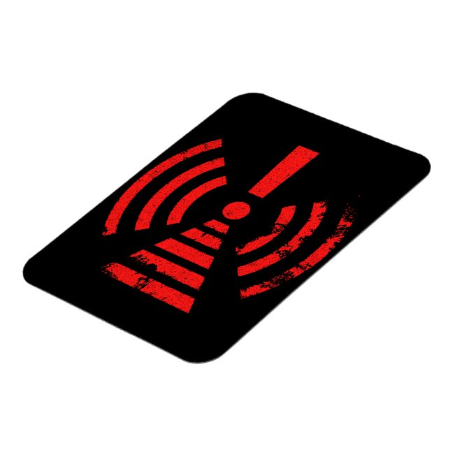 Magnet Flexible Retro Keep Back Energy Warning Symbol (Côté Gauche)