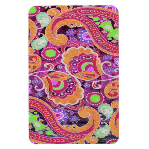 Magnet Flexible Rétro motif de Paisley d'abrégé sur génial pou