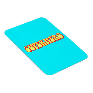 Magnet Flexible Retro Superhero