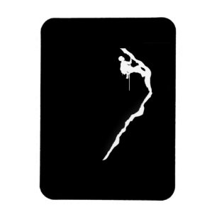 Magnet Flexible Retro Vintage Mountain Escalade Rock Climber Lover