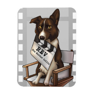 Magnet Flexible Rev border collie