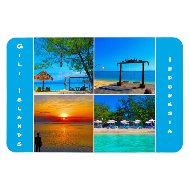Magnet Flexible rêve des îles gili (Horizontal)