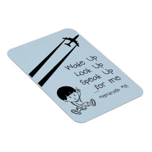 Magnet Flexible Réveillez-vous recherchent parlent pour moi la