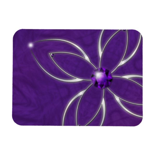 Magnet Flexible Rêver dans Amethyst aimant flexible (Horizontal)