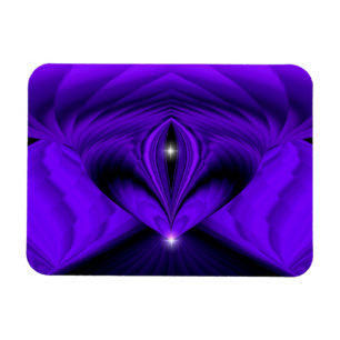 Magnet Flexible Rêves arc-en-ciel violet, deux étoiles