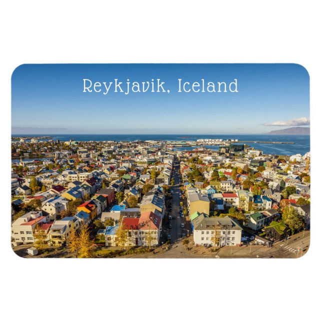 Magnet Flexible Reykjavik Islande (Horizontal)