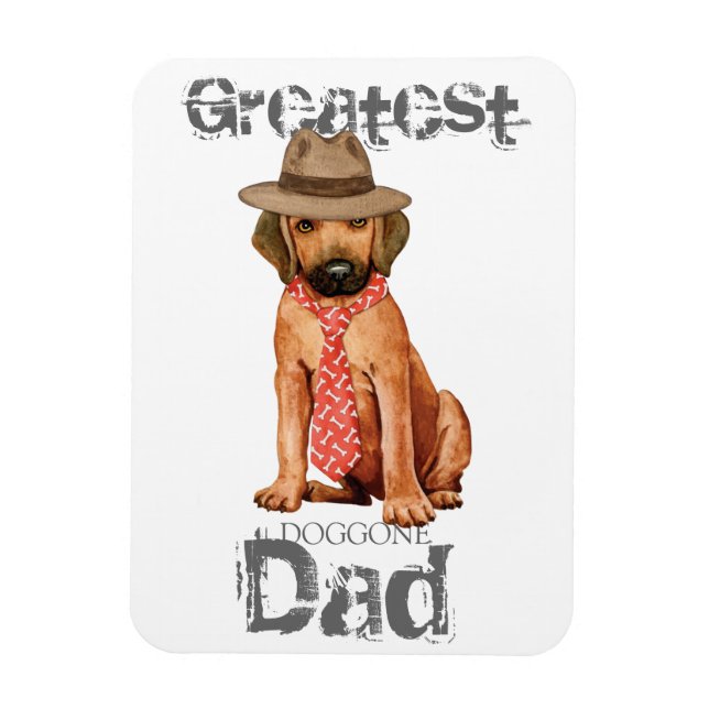 Magnet Flexible Rhodesian Ridgeback Papa (Vertical)