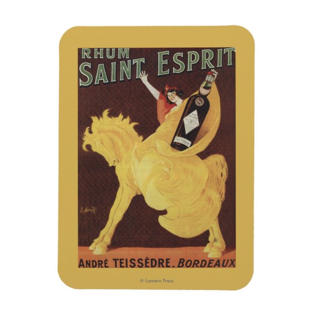 Magnet Flexible Rhum Saint Esprit - Andre Teissedre Promo (Vertical)